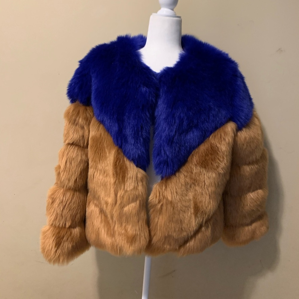 Faux fur coat